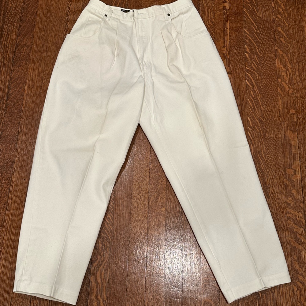 v i n t a g e… Eddie Bauer Ivory Denim size 14 - Picture 4 of 13